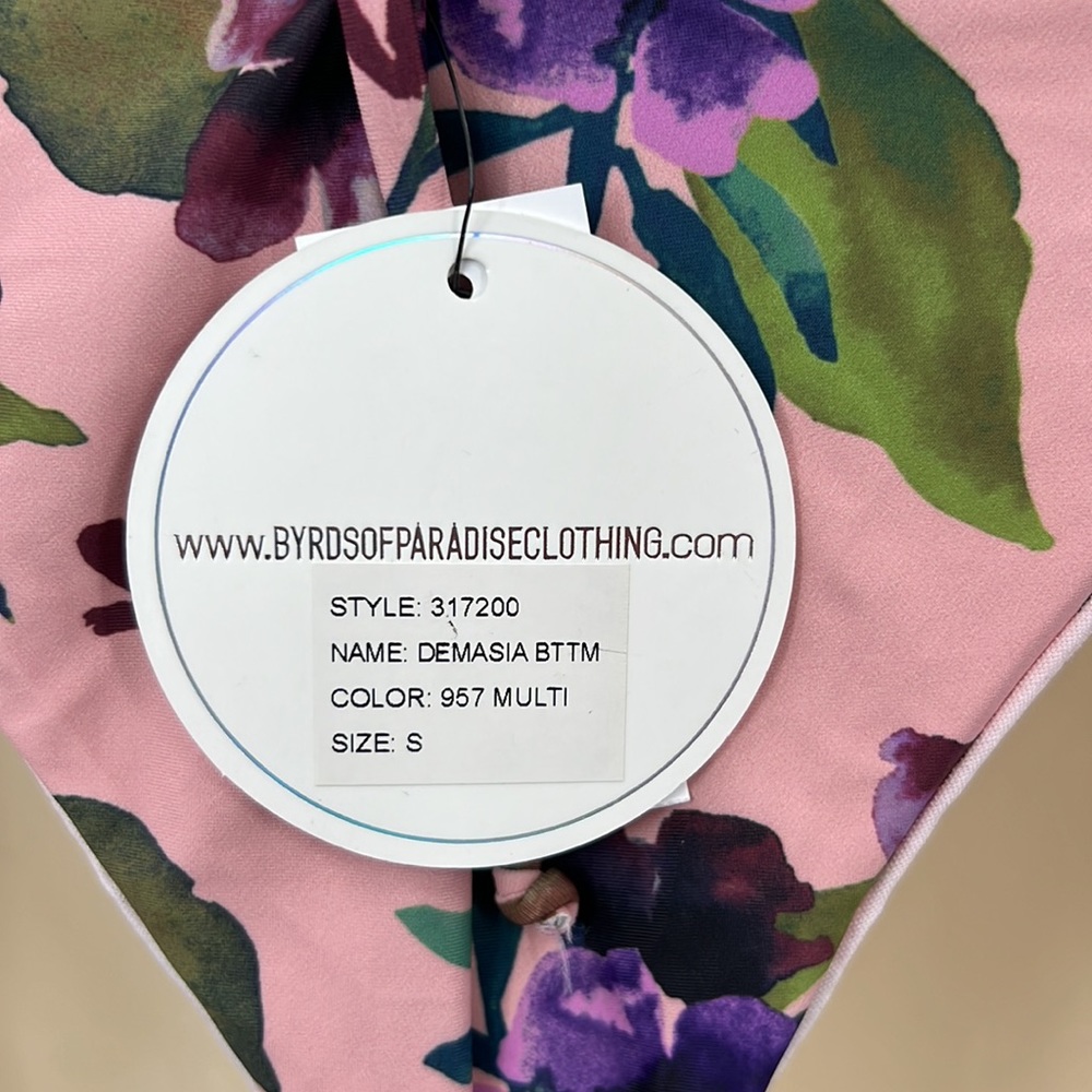 🆕NWT Byrds of Paradise Demasia Bikini Set Multi Color Small & Medium Available - Picture 12 of 15